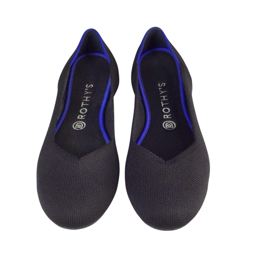 Rothy’s The Flat Round Toe in Black Size 9.5